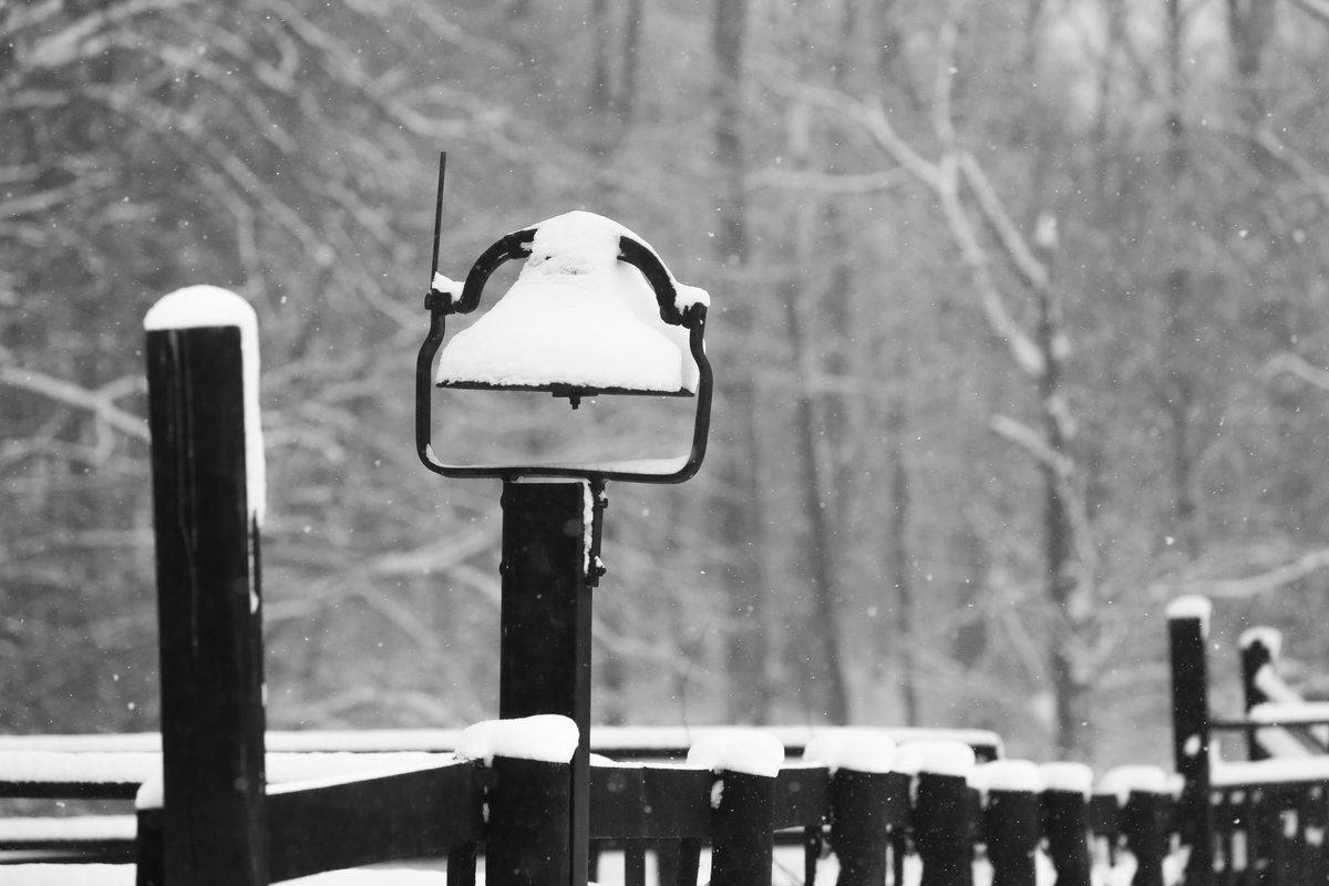 Only a couple inches on the farm... just enough to make it all more beautiful and festive! We've cleared the driveways &amp; walkways for everyone to come visit TODAY (12/14) at noon!   Santa Sessions in the Barn &amp; Happy Hour in the Taproom. Trolley is closed. manorhillbrewing.com/farmvisit