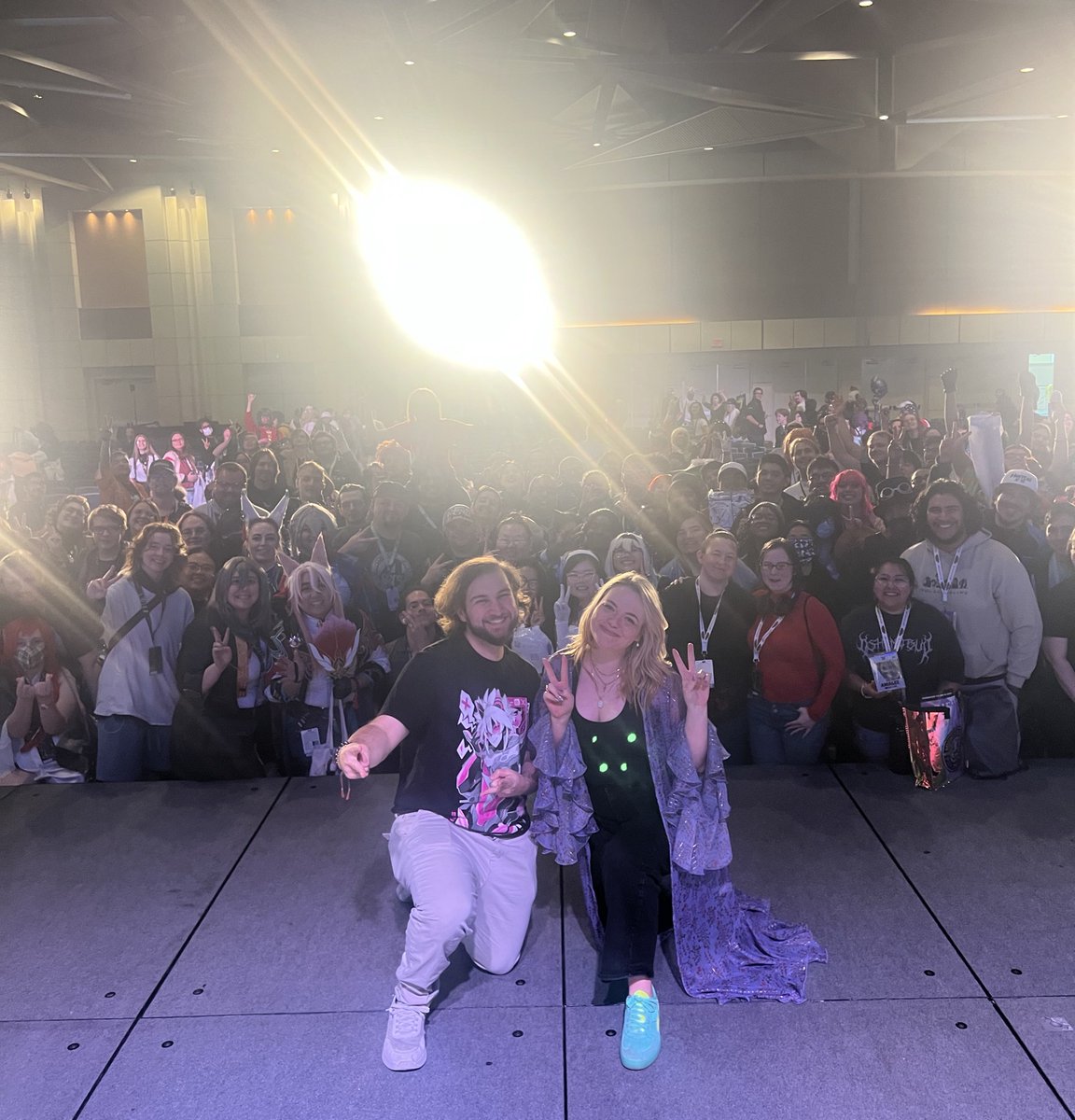 LeeandLie's tweet image. Last day of Anime Frontier! I wanted to say we haven’t have any scuff yet this weekend but …….. well …… 😅