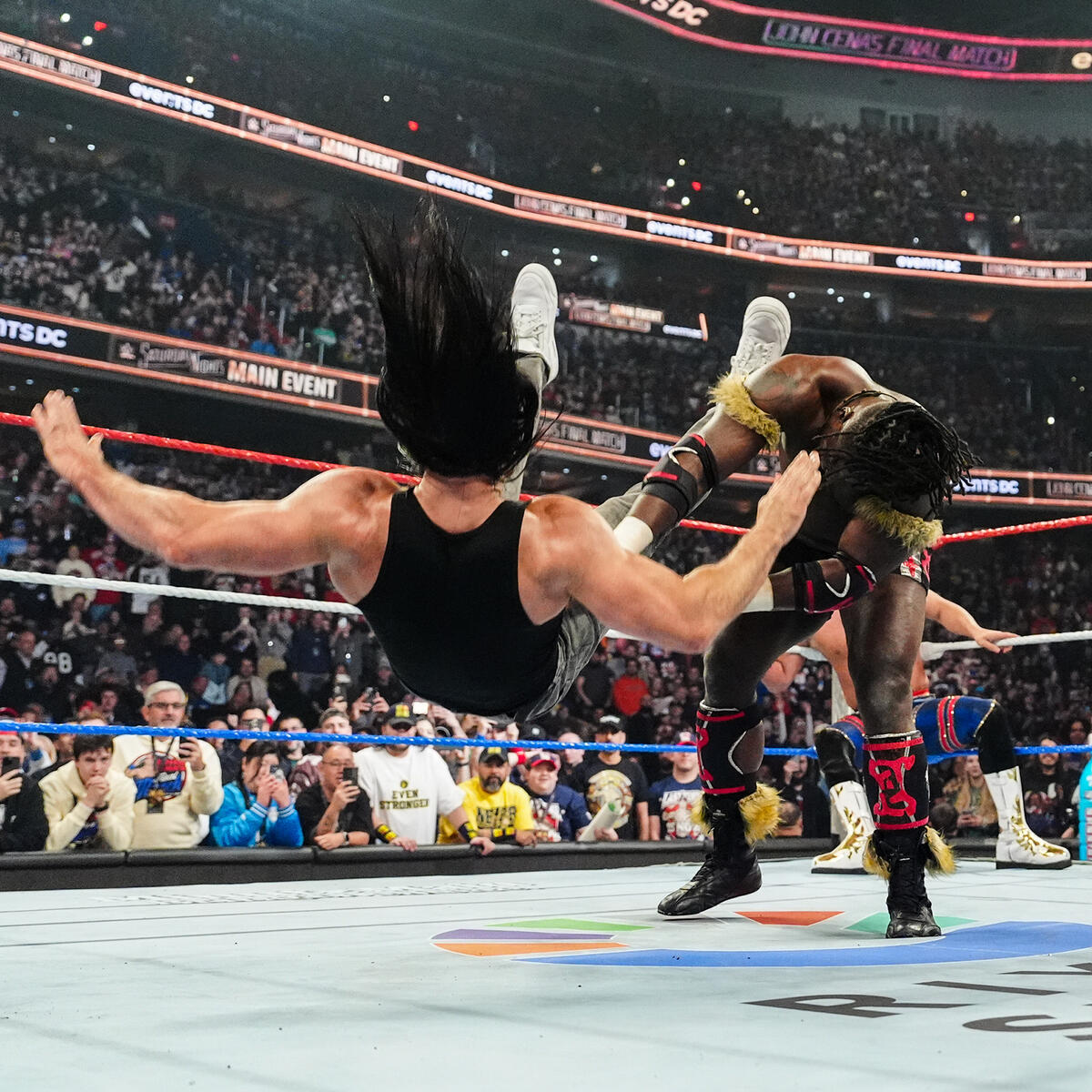 Even though John Cena was the one who tapped out, the biggest loser to come out of last night’s SNME is Drew McIntyre.

They’ve ruined every bit of credibility he had and has turned him into a joke.