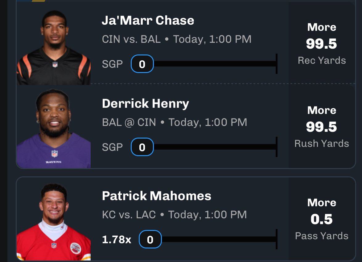 AlexCaruso's tweet photo. This Sh*t is FREE Square on Chalkboard for ALL Users Today

Patrick Mahomes Over 0.5 Pass Yards

Chalkboard has the BEST PROMOS of any app in the world you need to use it (Daily Double today is that picture)

Code CARUSO for a 100% Deposit Match up to $100 https://t.co/5xQYUKhe8s https://t.co/G87ufiMwG5