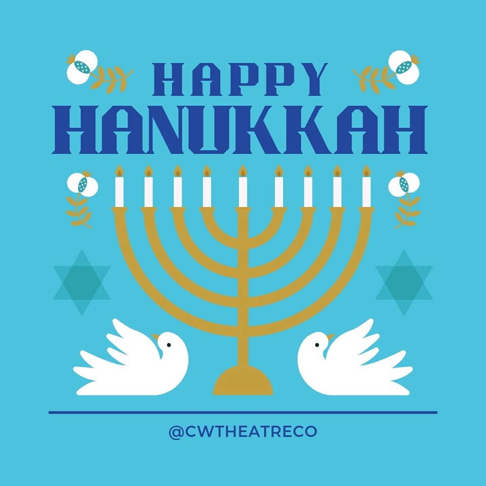 cwtheatrecoinfo's tweet image. Happy first night of Hanukkah! 🕎 May your homes be filled with light and love as the Festival of Lights begins. Wishing you joy and warmth this holiday season!