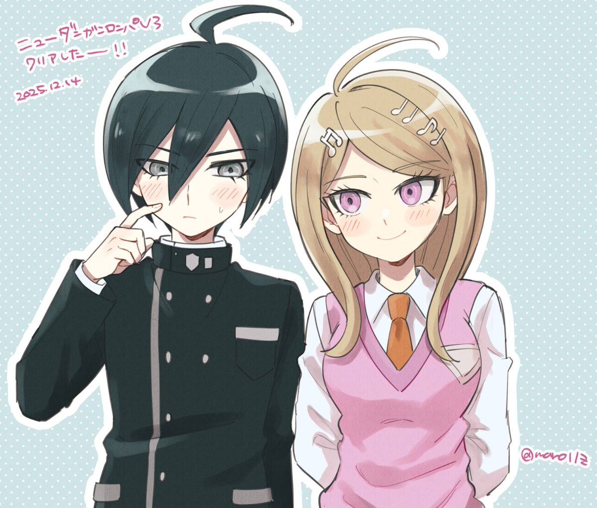 ニューダンガンロンパV3クリアした記念！最赤♡