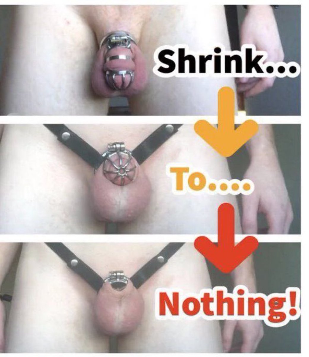 Your chastity lock-up begins now. Watch as that puny cock shrinks away in no time🔒

Are you ready to shrink under my power? Apply for Chastity Downsizing Training today