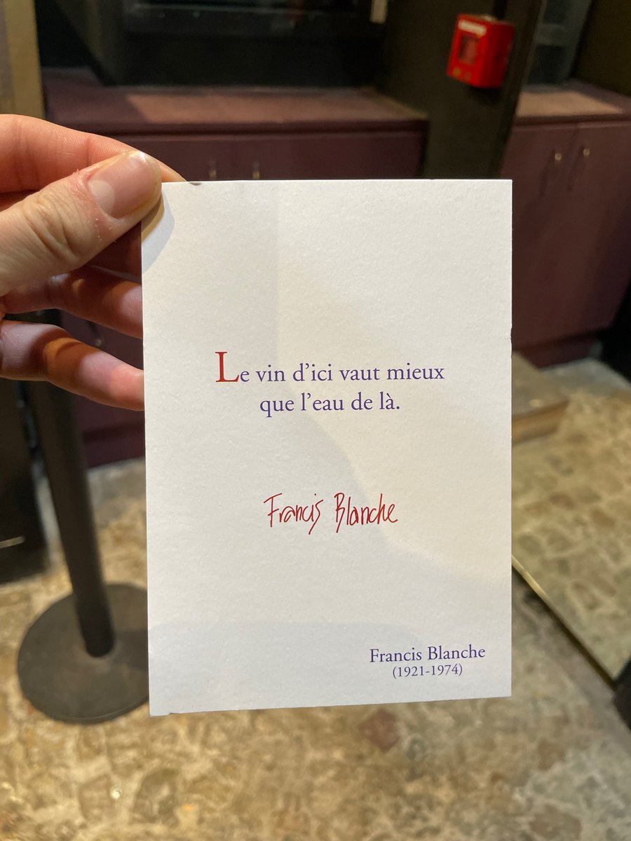 important de le souligner, selon moi