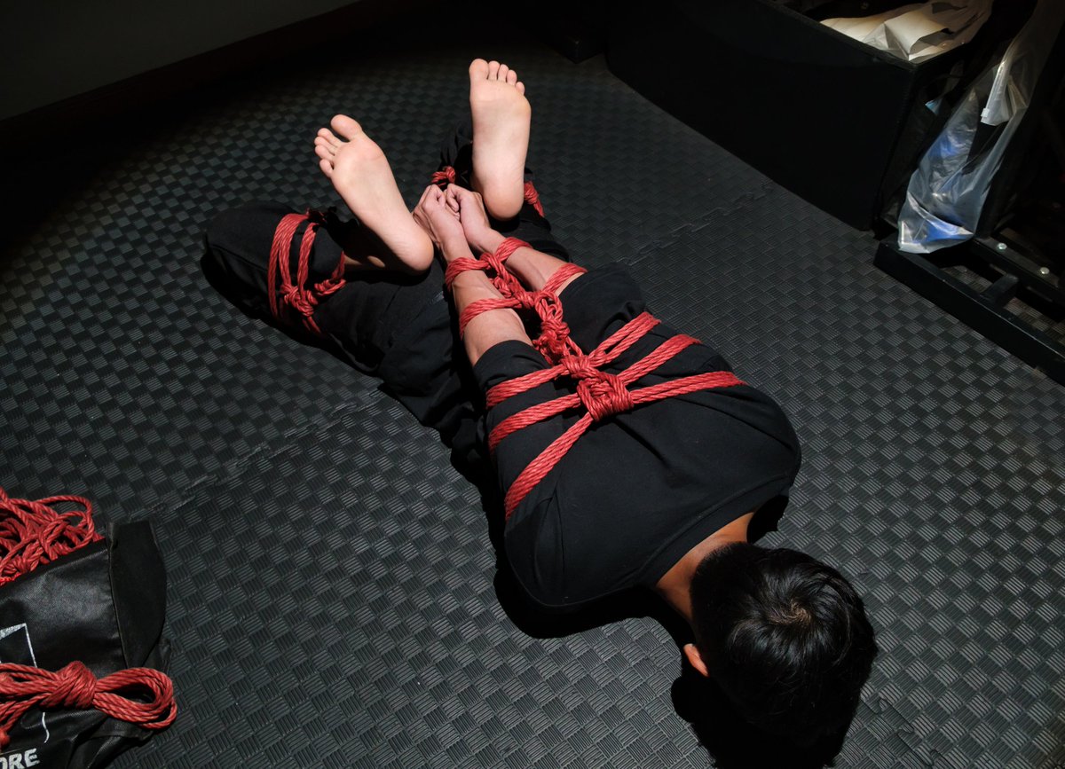 fwonder066's tweet image. New try strappado+hogtied
🪢 @a_space_beluga