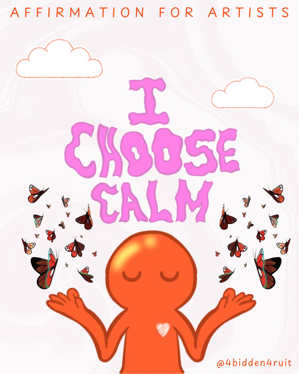 Save &amp; share this affirmation with another artist💌