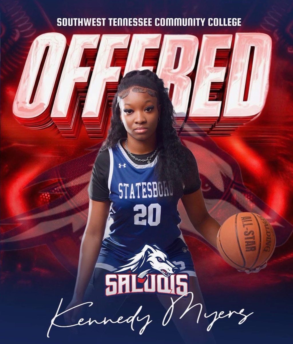 After great conversation with Coach Swick I am grateful to receive an offer from Southwest Tennessee Community College.
