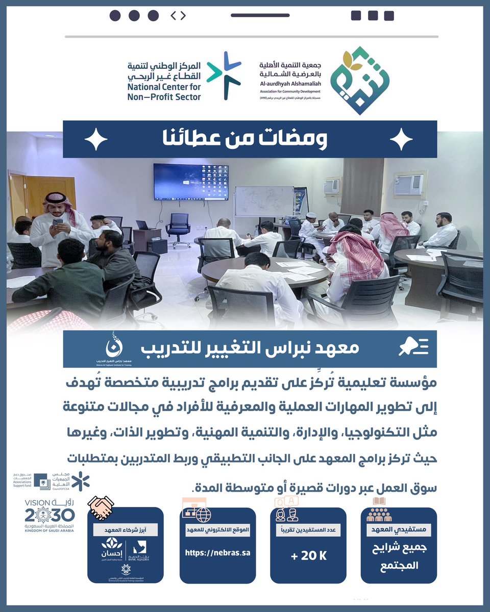 جمعية التنمية الأهلية بالعرضية الشمالية tweet media