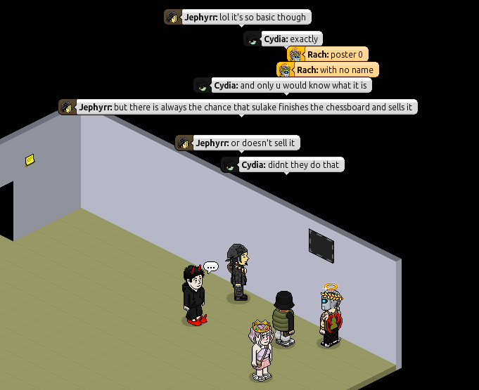 Graspingg1's tweet photo. Bit of a memory from when Jeff first came back to Habbo with the chessboard.
Miss you friend @SkeletalWarrior https://t.co/ROMqBRUZlw