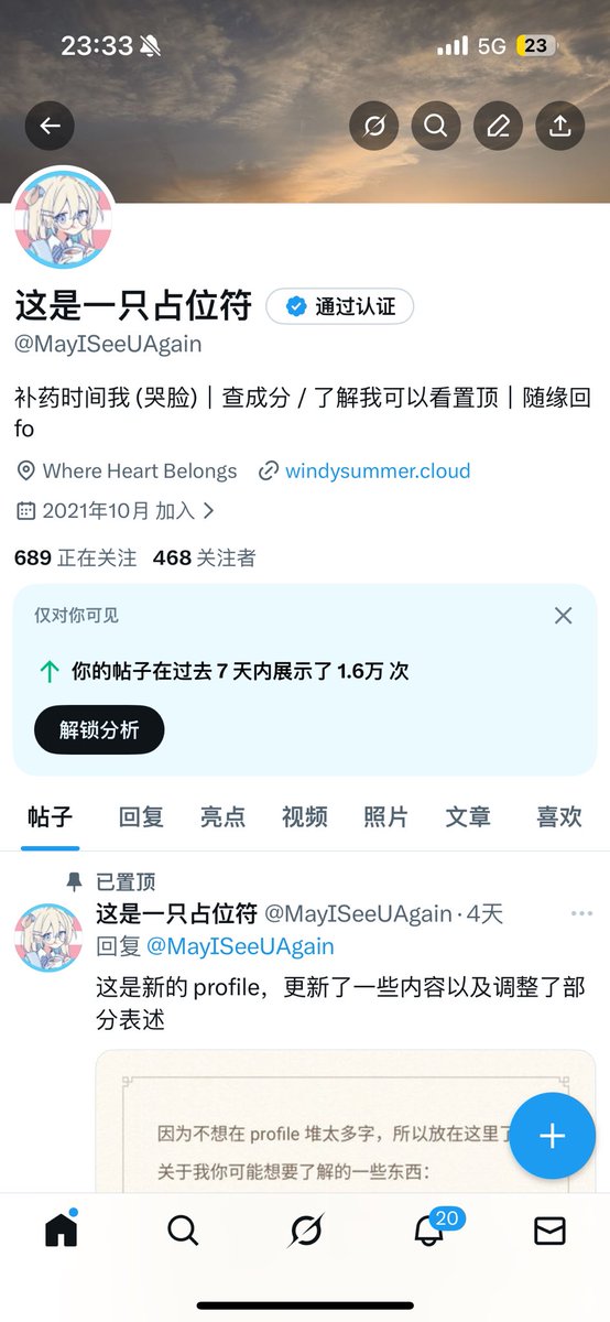 这是一只占位符 tweet media