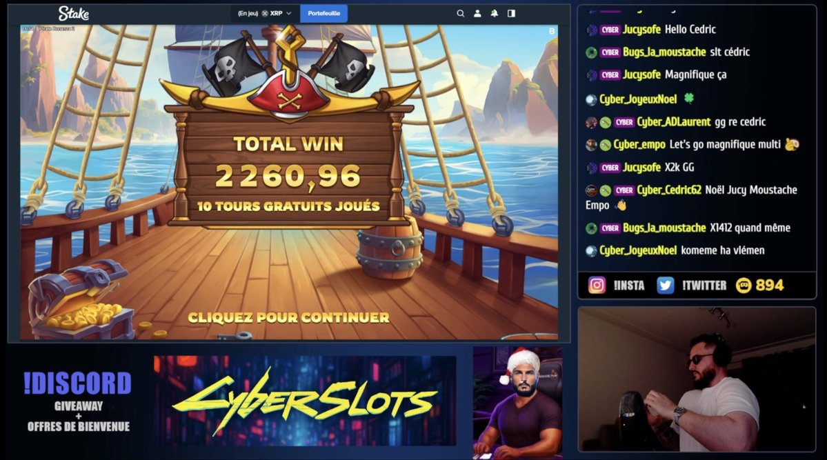 J’offre 5 dépôts sur mon stream.