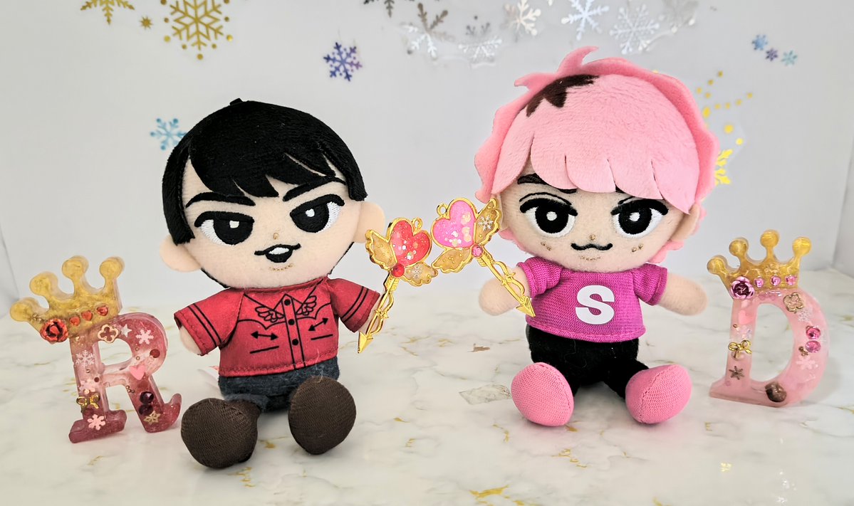 【①】すのチル 地球してるぜ ぬい服 宮舘涼太 佐久間大介 ペア Man チルぬい衣装✨ 『地球してるぜ』衣装のさっくん🩷だて様❤️🌏😊 『音