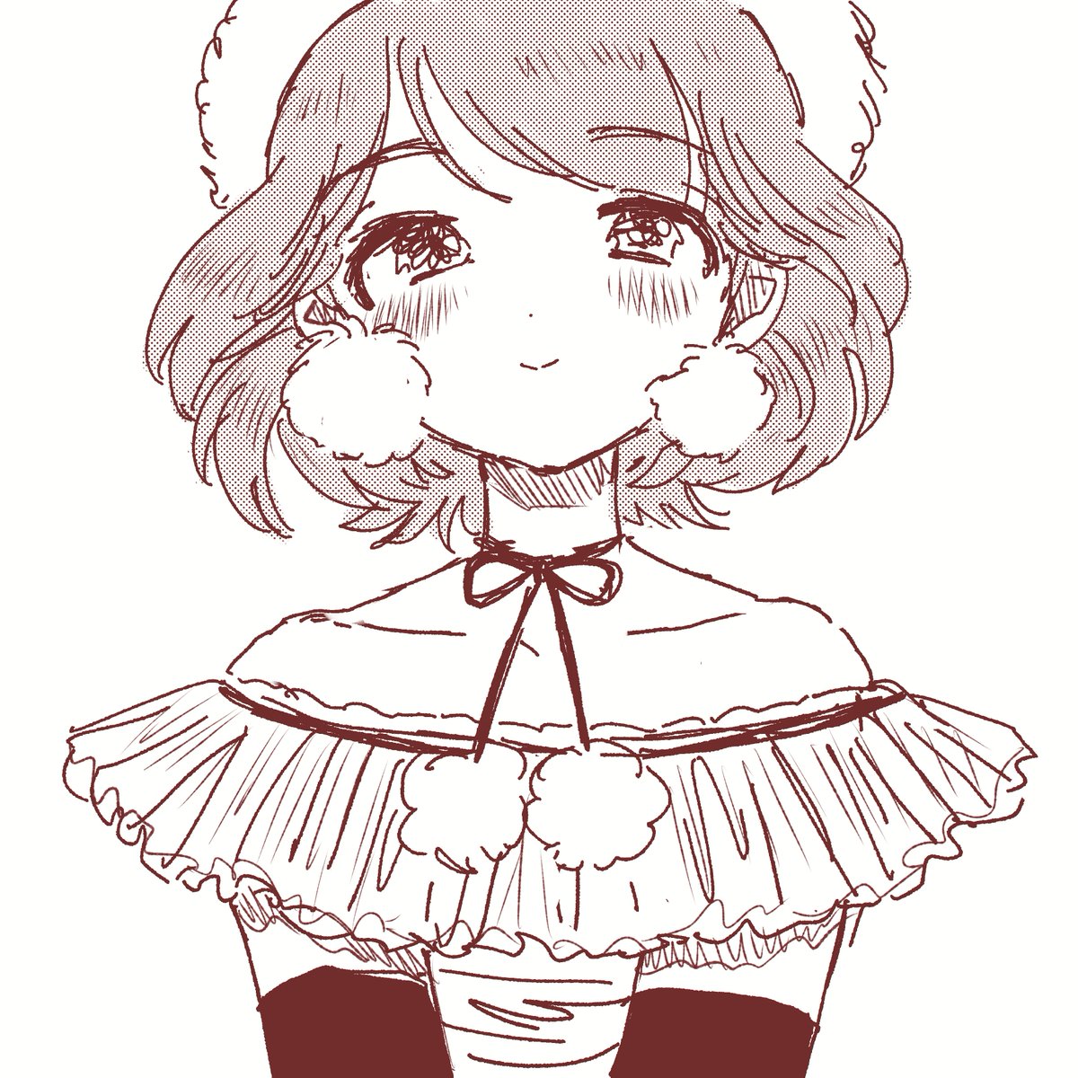 「冬の蓮実ちゃん」|YBIのイラスト