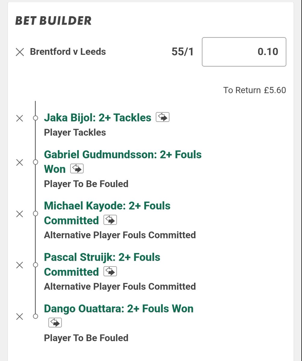 Billys_Bets's tweet image. Brentford v Leeds