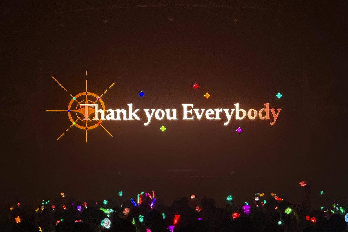 #セカライ5th 大阪公演3日目終了🎉

本日の感想は「#セカライ5th大阪day3」で投稿してください😊

3日間、ご来場およびご視聴いただき、誠にありがとうございました🌟

次回は来月1月23日(金)～25日(日) 東京公演にて、よろしくお願いします🌈

#プロセカ