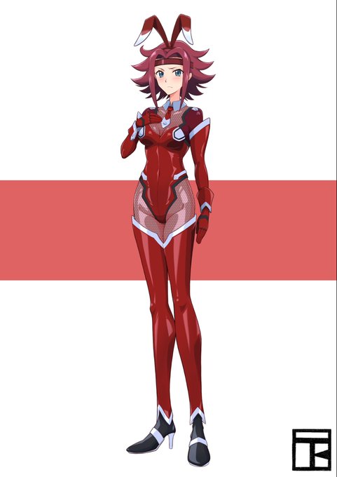 前に描いたカレンさんを修正しました 