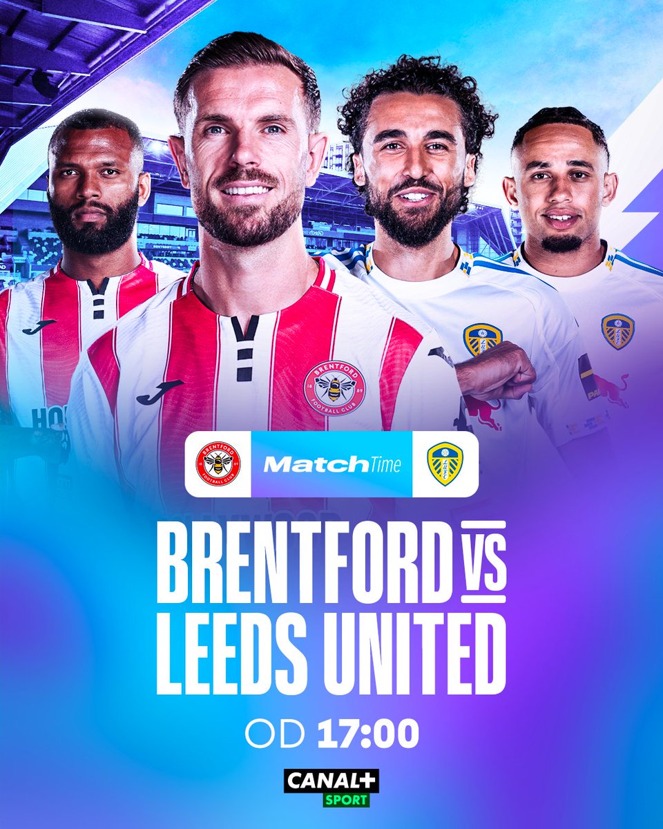 Nedělní studio MATCH TIME

⚽️ Brentford 🆚 Leeds
🕓 17:00
👥 <a href="/KHaring75/">Karel Häring</a>, <a href="/Svitkova10/">Kateřina Svitková</a>, <a href="/JaromirBosak/">Jaromír Bosák</a> 
🎙️ <a href="/MatLukac/">Matúš Lukáč</a> 
📺 CANAL+ Sport

Vše podstatné z víkendových zápasů pak tradičně shrne od 20:00 pořad EXTRA TIME! 🖤💚