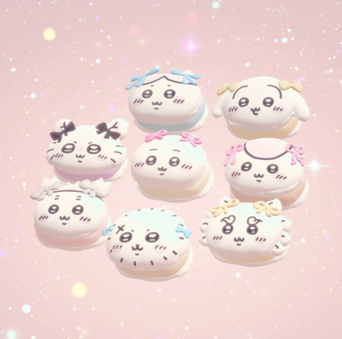 🎀리본치이카와 마까롱🎀
#ちいかわ #ちいかわファンアート