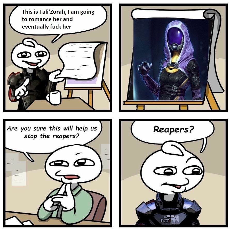 SpaceShark24's tweet image. Up early with the baby Mass Effect posting