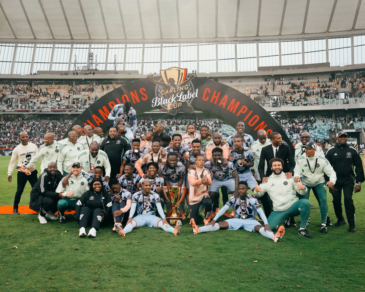 orlandopirates's tweet image. 𝟐𝟎𝟐𝟓 #𝐂𝐚𝐫𝐥𝐢𝐧𝐠𝐂𝐮𝐩 𝐂𝐡𝐚𝐦𝐩𝐢𝐨𝐧𝐬 𝐂𝐞𝐥𝐞𝐛𝐫𝐚𝐭𝐢𝐨𝐧

⚫⚪🔴⭐
#OrlandoPirates 
#OnceAlways