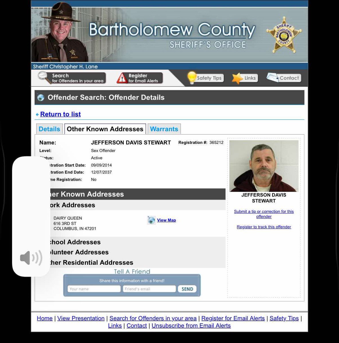 ColumbuzzMedia's tweet image. I was wondering why this guy who is on the registered sex offender list is working at dairy queen downtown after school? 
My daughter said he was there and kept looking at her and her friends. Isn’t it against the law to work near a school and not report that you are on the list?