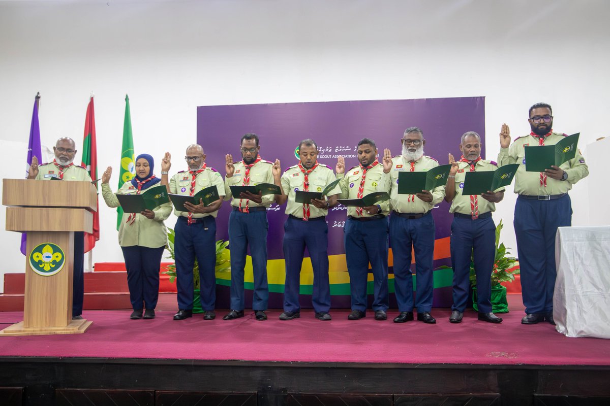 ScoutsMaldives's tweet image. Last Friday night, the new Executive Committee of the Association was officially inaugurated.

We wish all Executive Committee members the very best as they move forward to grow and strengthen Scouting in the Maldives.

Check out these snapshots from the night!

📷: Yameen