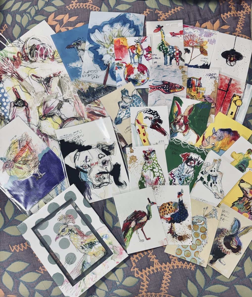 北村直登さんのPopupに行ってきました。 手書きフレームのポストカード