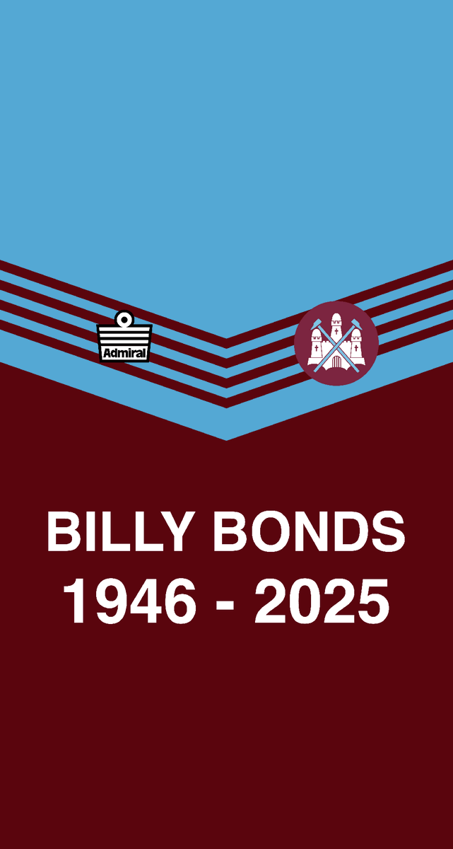 Billy Bonds screensaver for your phone. 

Rest in Peace Billy. 

⚒️#COYI #WHUFC #BillyBonds