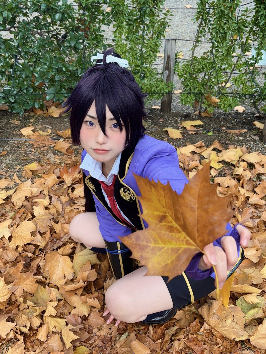 cos
織田短の不動でいました🍶♪
お気に入りの🍁でぱしゃり
 #アコスタ鶴舞