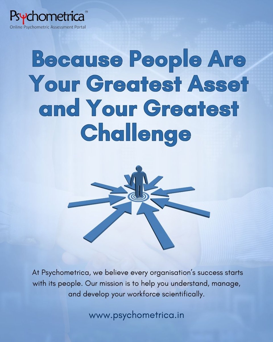 psychometric_in's tweet photo. Every successful organisation starts with understanding its people. At Psychometrica, we combine psychology &amp; data to help U hire smarter, retain talent &amp; unlock your team’s full potential. Swipe through to see how we help you make people decisions that truly matter
#HRInsights https://t.co/j5nfeAkytC