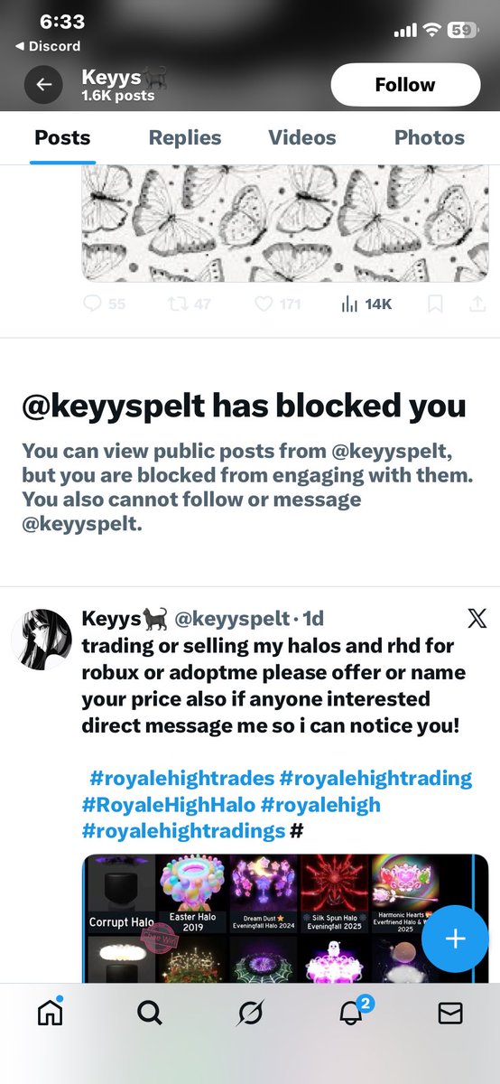 6unscope's tweet photo. @aureumnike she blocked me omfg 💔 https://t.co/kvB5cu8wKk