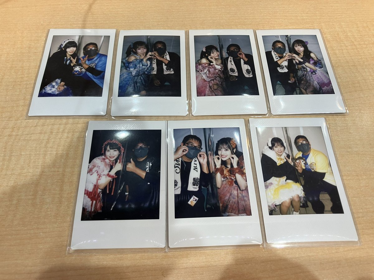 8月に初めてすいすての特典会に参加してから3ヶ月半で自分のプチ目標で