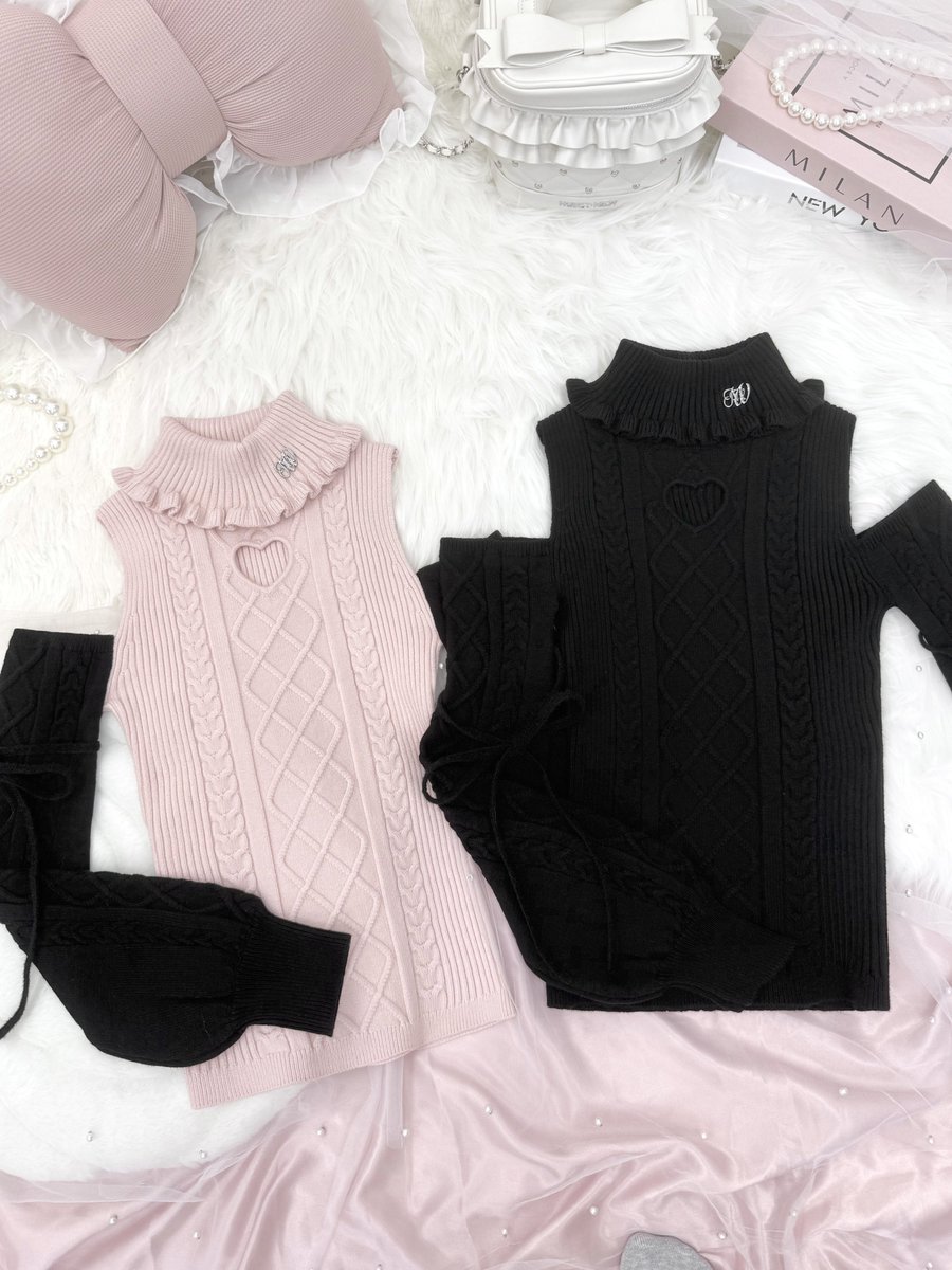 ┈ ♥︎ 𝑵𝒆𝒘 𝑨𝒓𝒓𝒊𝒗𝒂𝒍 ♥︎ ┈ Heart-Cut Shoulder-Open