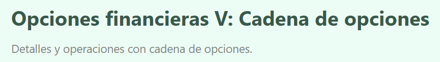 JotaInvestor's tweet photo. La semana que viene publicaremos sobre la cadena de opciones.

Aprovecha para leer los primeros 4 posts publicados sobre opciones financieras.

https://t.co/VMTAxNK4La

Saludos! https://t.co/USXB9l2PJg