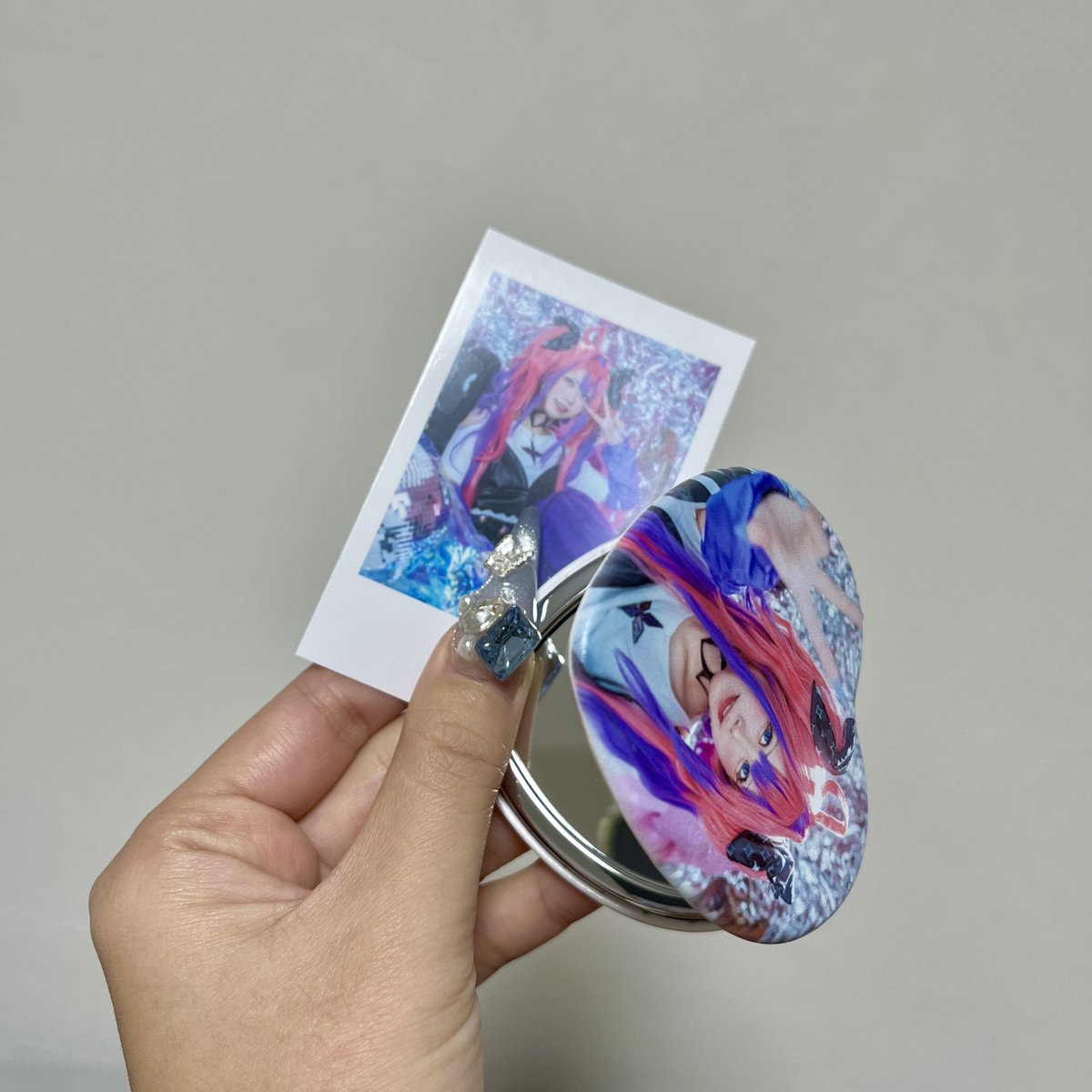 🎀🪩新刊セット🪩🎀 コンパクトミラーとチェキ風カード作りました