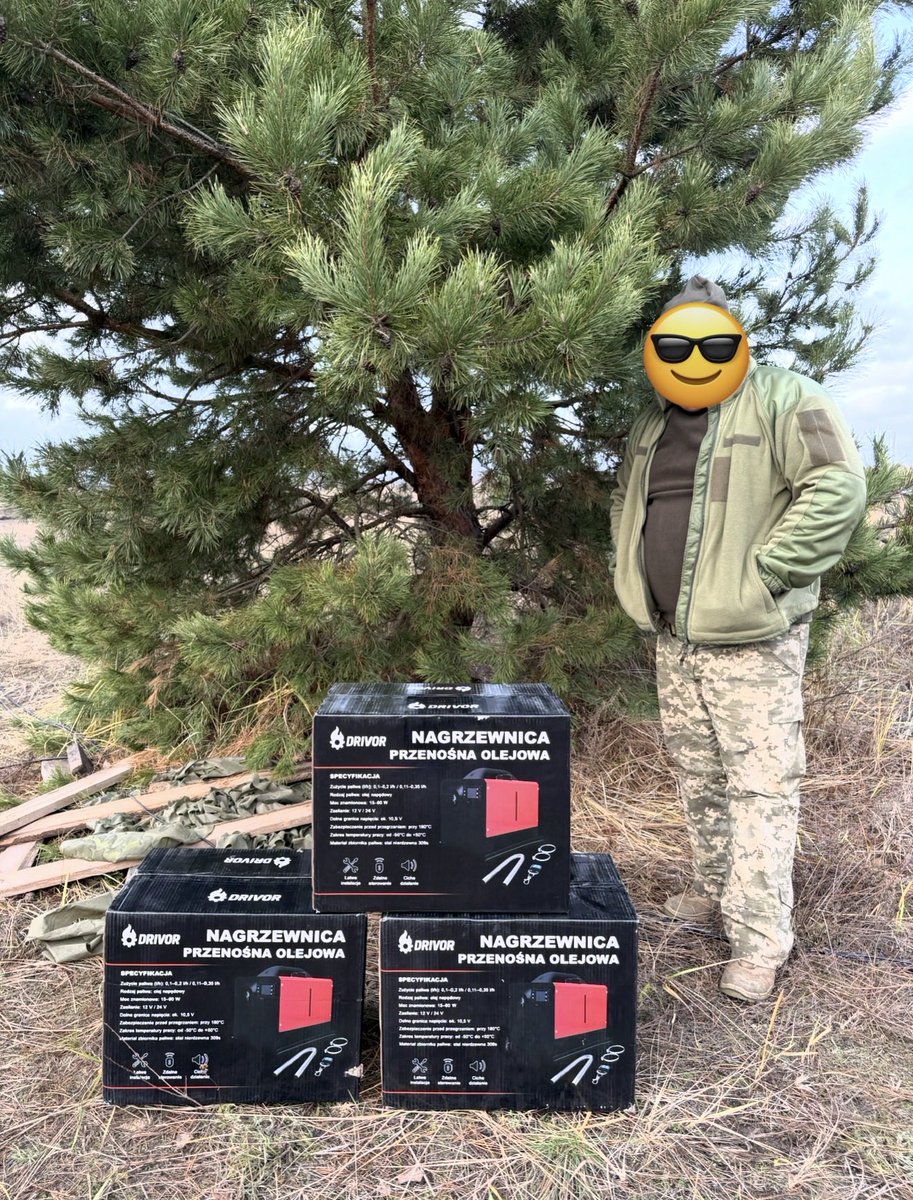 ✅ 3 heaters for Air Defenses - DONE✅

Yesterday they got 3 heaters, and it’s good, they will have heat! Also they will get soon one more heater and electricity stabilizator.

Thank you so much everyone who supports us! You are all the best!

Help me please finish all request