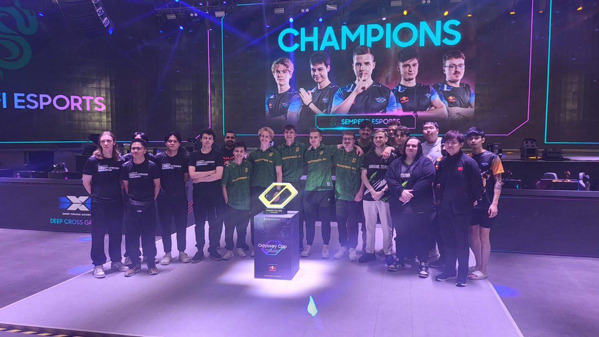 DeepCrossGaming's tweet image. Thank you to the players and coaches for their hard work.

The DCG CS2 team had just been officially announced and then immediately traveled to Malaysia to compete.
They have already achieved a runner-up finish at the Samsung Odyssey Cup.