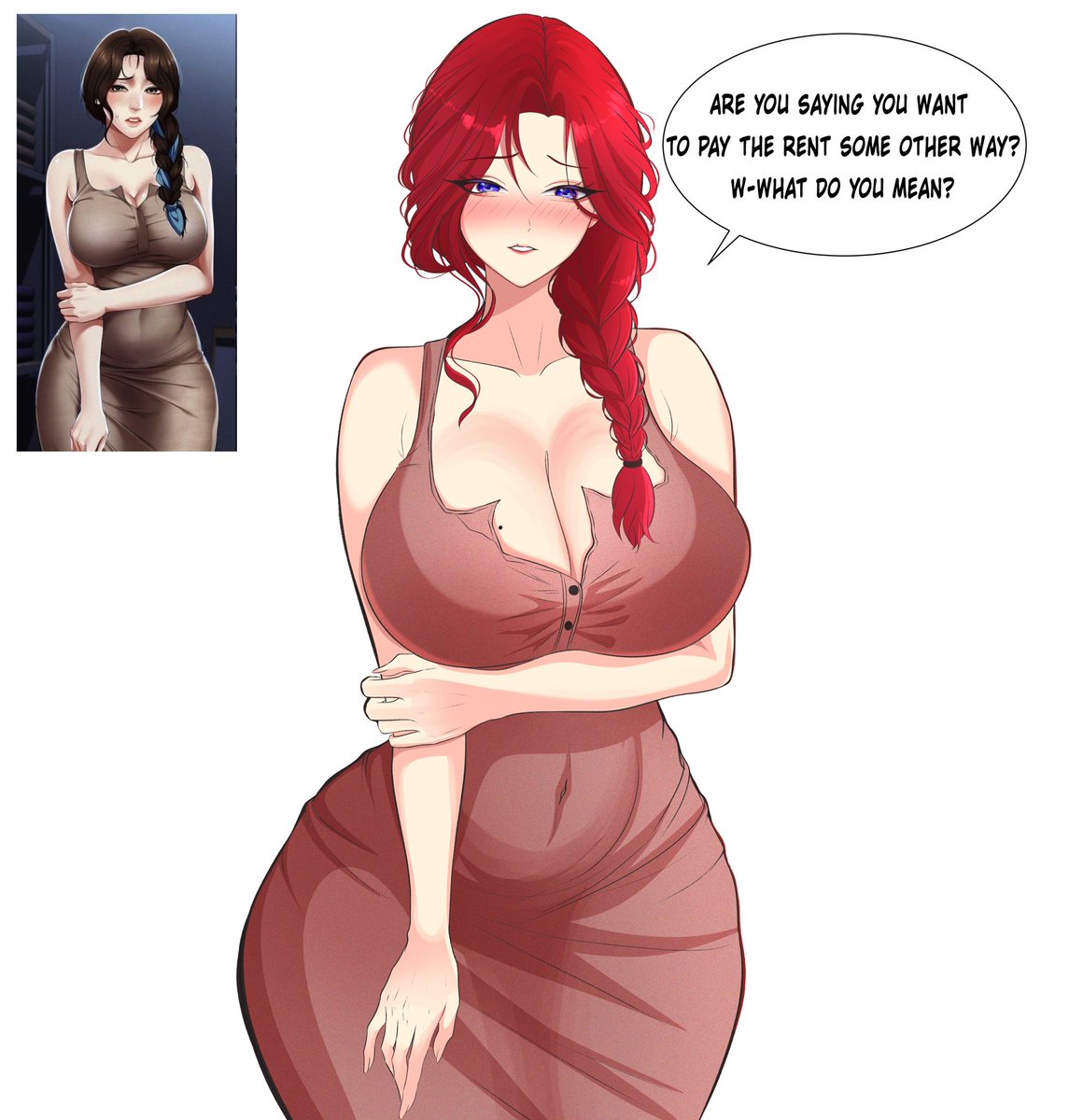 POV: Your landlady is asking for the rent money, but you can’t afford to pay.

Aunty dara (my OC) cosplay as Mikyung from boarding diary manhwa
#manhwa #boardingdiary #comic