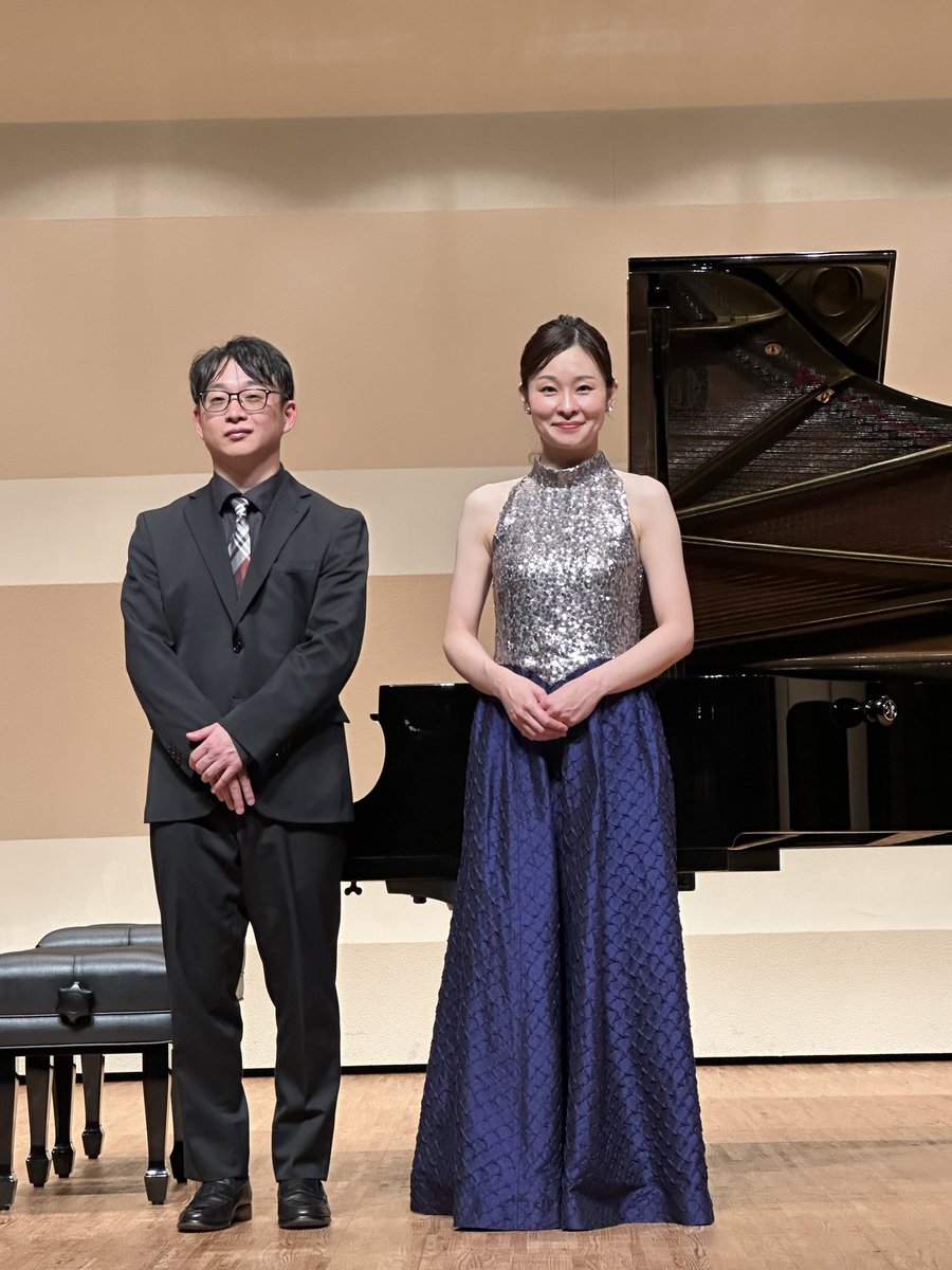 PianistMitsuru's tweet photo. 2025年最後の公演、仙台にて終了いたしました🙇‍♂️
恩師との共演、マタニティコンサートと新しい事が盛り沢山の1年でしたが、これからも挑戦を続けていけたらと思います♪
悪天候の中ご来場いただきました皆様、誠にありがとうございました🙏
#ピアノ　#仙台　#リサイタル　#デュオ　#マコルドダルク https://t.co/GTLdxRMAJC