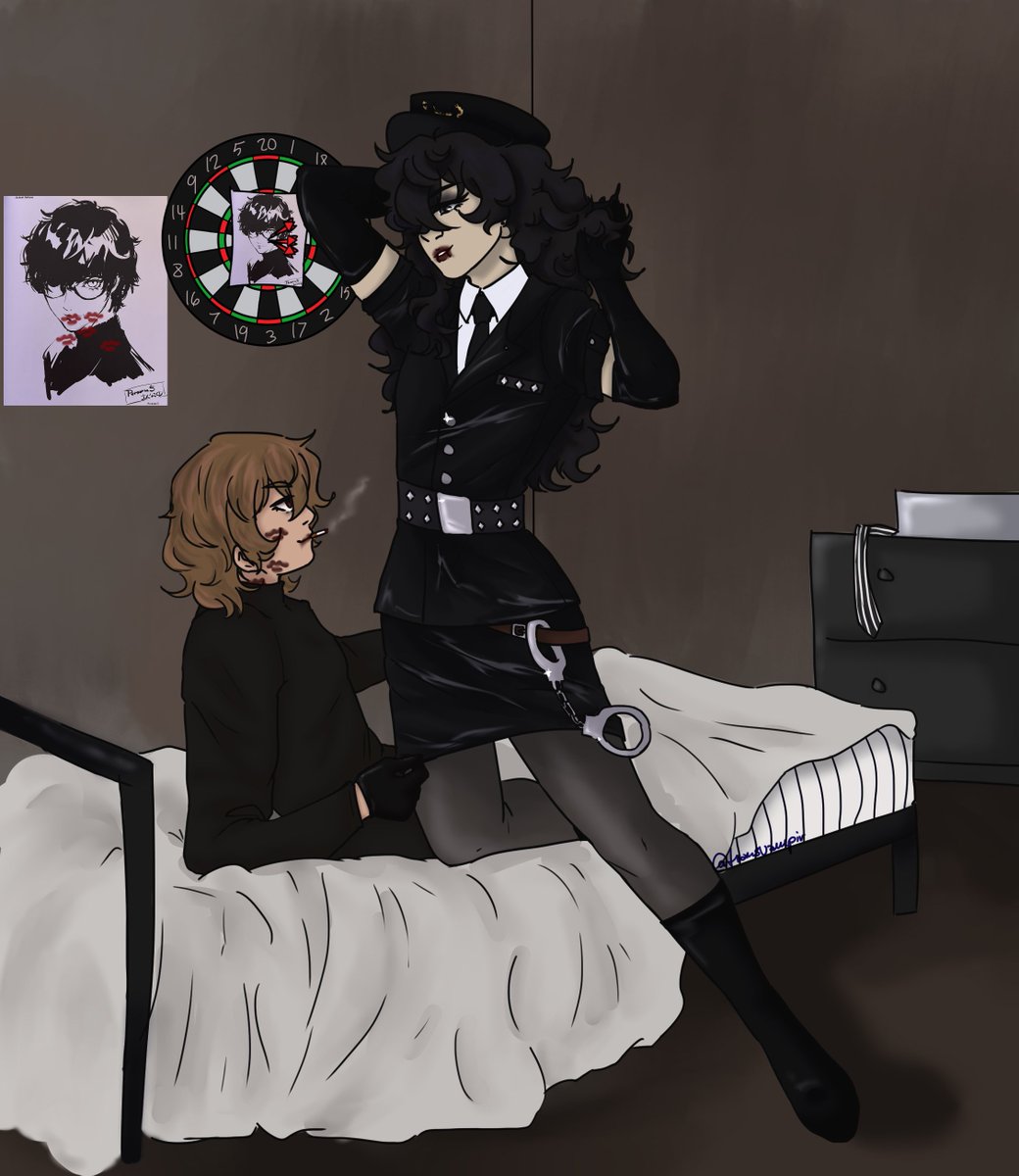 transvampir's tweet photo. so... punishment cop ren huh..... #shuake #akeshu https://t.co/zeRSxgU0xu
