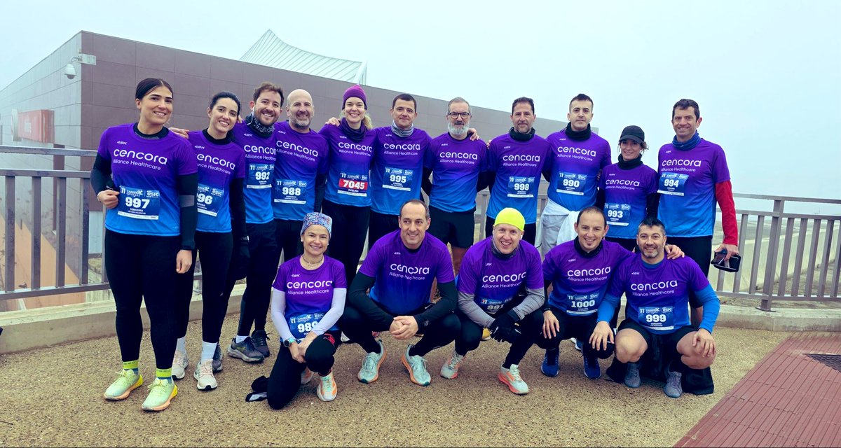 Otro año más el equipo de Cencora (antiguo Alliance Healthcare, <a href="/AllianceHC_ES/">Alliance Healthcare ES</a>) repitiendo la tradición  de correr en la carrera de Esic #carreraempresasESIC de Zaragoza. Como siempre, va dedicada a quien ya no está con nosotros y seguro que habría participado. Va x ti, Javi! 💪🏼