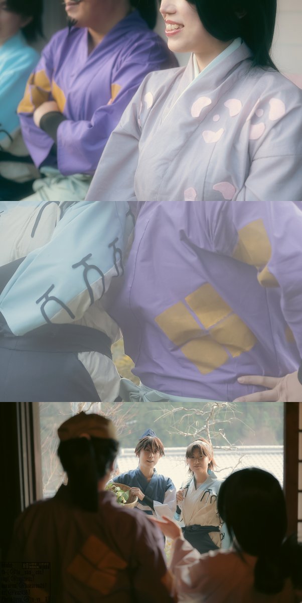 【コス注意】※タップ推奨（今度こそ）
🥷🥚/🏔田家

与えてもらったしあわせのかたち

伝：ロギさん
奥方：白楼さん
利：たぁさん
土：わたし
📷とやさん