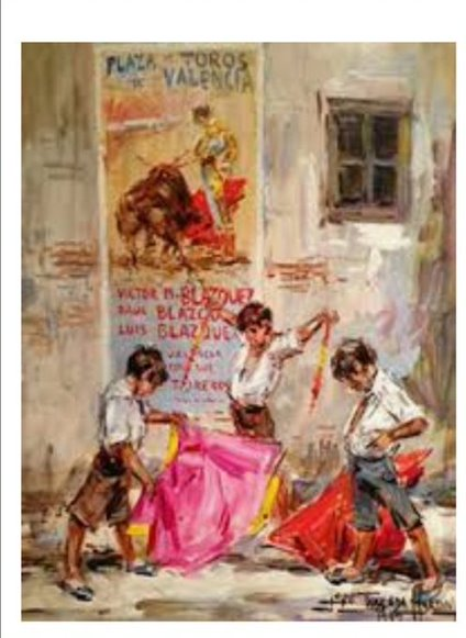 #TalDiaComoHoy nació López Tablada, pintor segoviano, establecido en Sepúlveda donde tiene hoy museo. forostoreros.com/viewtopic.php?… 
También fue un pintor taurino: sus cuadros son faenas detenidas en el tiempo y ambientes propios de las fiestas de toros.