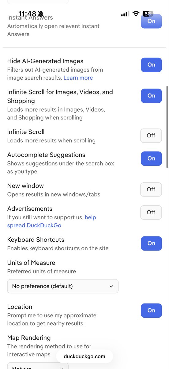 Or just use <a href="/DuckDuckGo/">DuckDuckGo</a> as your browser and you can disable AI assist, hide AI images and disable Adverts 👍