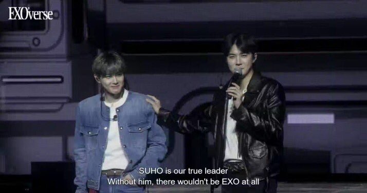 🐥 SUHO hyung is our true leader. Without him, there wouldn’t be EXO at all 💙