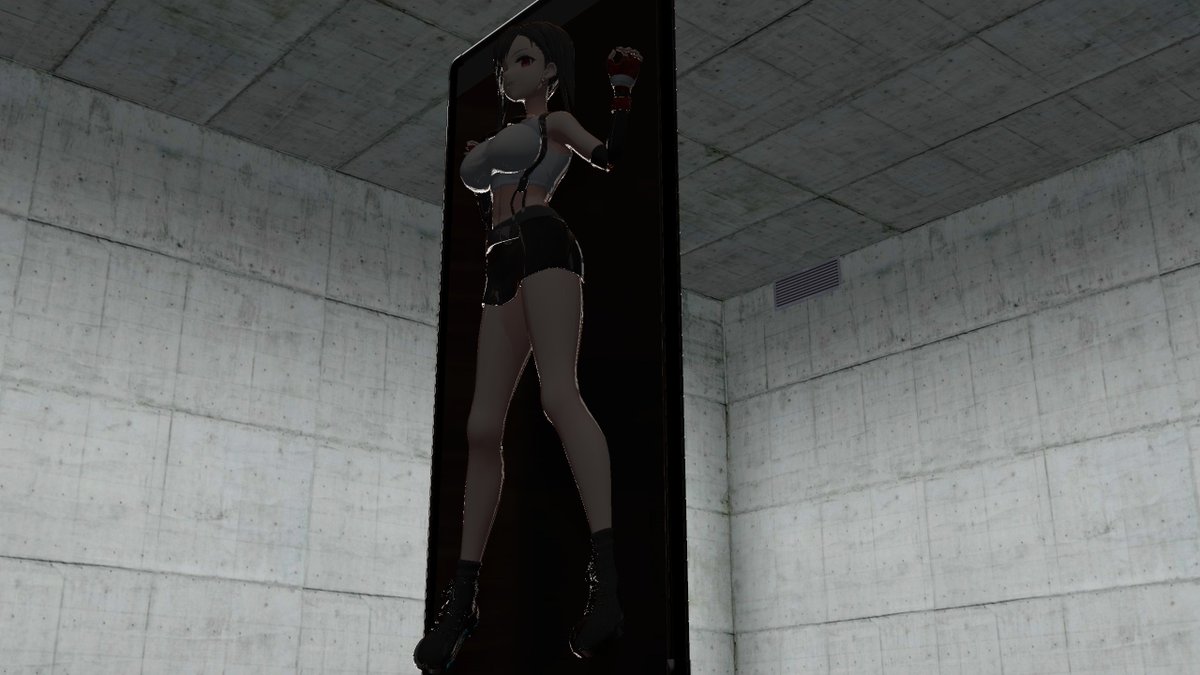 harusame_aoneko's tweet photo. 見せしめに垂直に立たされた
バキュームベッドに入れられるティファ(FF7)
中身が見えるようように少し透過させてください
#odaibako_harusame_aoneko https://t.co/18fjzqoooi