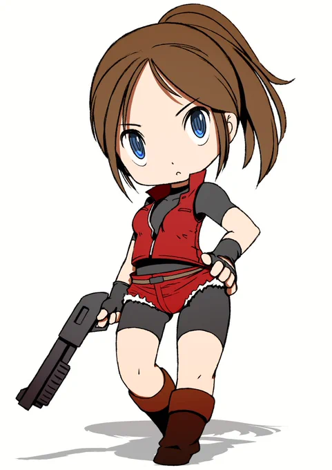 クレア・レッドフィールドさん～。バイオ初期メンバーたちはどのタイトルに出てたかごっちゃになりますw
