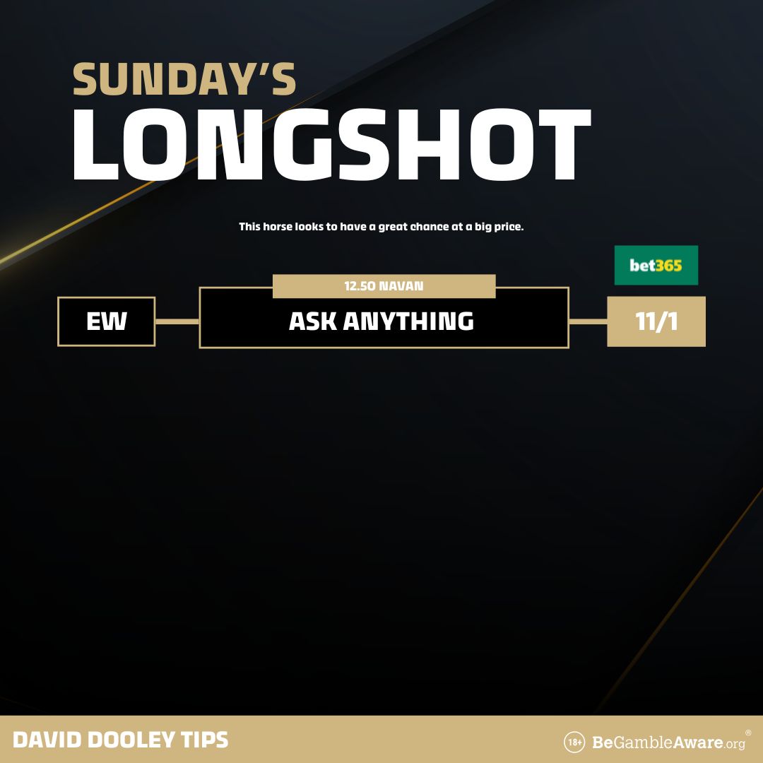 davedoolz's tweet image. Sunday's Longshot bet 🤞🏻

Add to Slip bit.ly/AskLONGSHOT

£30 FREE BETS bit.ly/Dooleybet365
