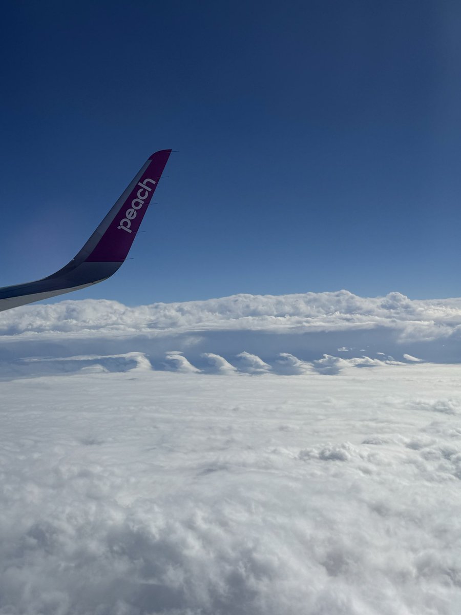AcoHeart81's tweet photo. 名古屋から仙台へ✈️
途中、変わった雲が！カーブした、もこっとした雲が6列！

#飛行機からの景色 #変わった雲 #初めて見た #何雲 #飛行機から見る雲 https://t.co/ZOAurVsMeJ