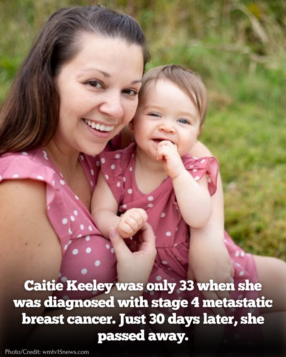 _DiedSuddenly's tweet photo. Caitie Keeley was only 33 when she was diagnosed with stage 4 metastatic breast cancer. Just 30 days later, she passed away. This is Caitie Keeley. Caitie was a NICU nurse in Madison. She was also a new mom.

Died: Age 33 (October 18, 2025 - USA)

Cause of Death: Cancer https://t.co/wJx41891Vp